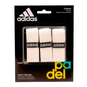 Overgrips Adidas Drilled White (Pack x3)